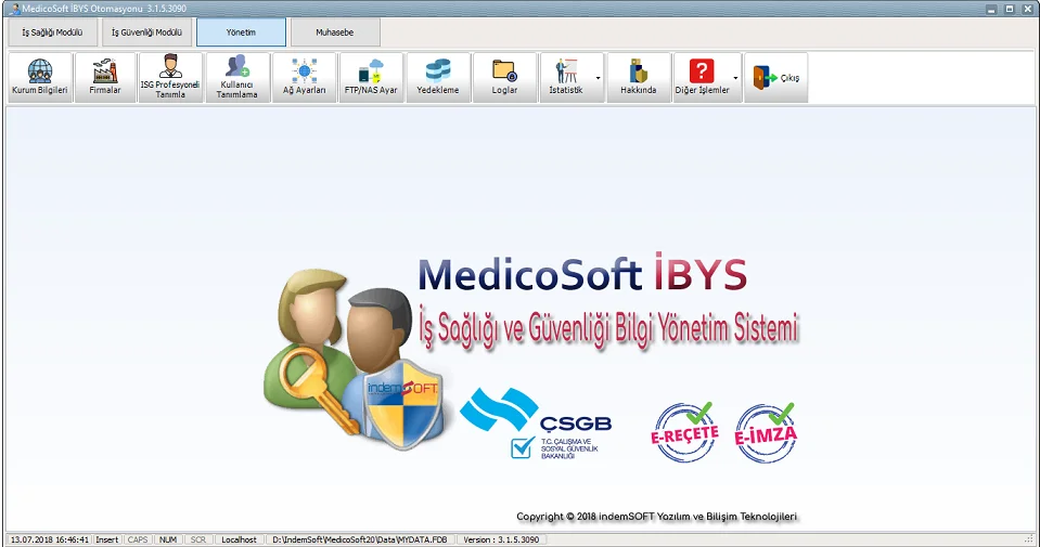 İşyeri hekimlii Programı ve İbys Yazılımı