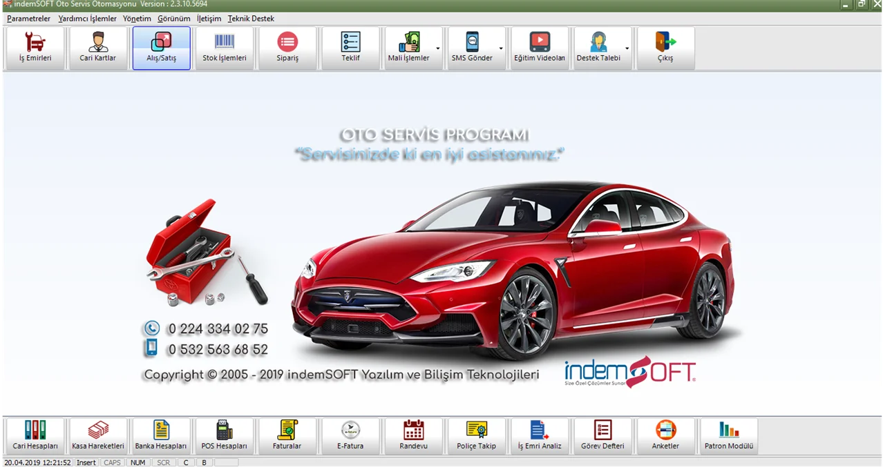 Oto Servis Programı